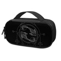 Black And White Pisces Sign Print Portable Cooler Travel Case