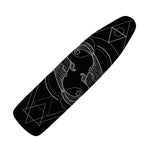 Black And White Pisces Sign Print Ironing Board Cover