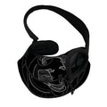 Black And White Pisces Sign Print Pet Sling Carrier
