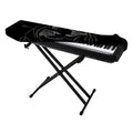 Black And White Pisces Sign Print Piano Keyboard Cover