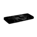Black And White Pisces Sign Print Piano Keyboard Cover