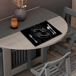 Black And White Pisces Sign Print Placemat