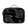 Black And White Pisces Sign Print Portable Lunch Bag
