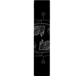 Black And White Pisces Sign Print Table Runner