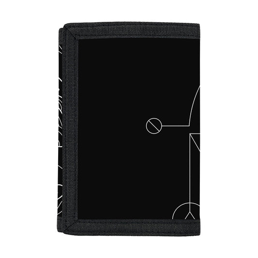 Black And White Pisces Sign Print Trifold Wallet