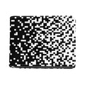 Black And White Pixel Pattern Print Bifold Wallet