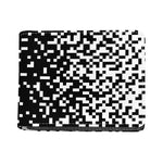 Black And White Pixel Pattern Print Bifold Wallet