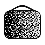 Black And White Pixel Pattern Print Classic Bible Case