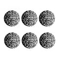 Black And White Pixel Pattern Print Coaster Set