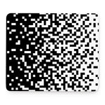 Black And White Pixel Pattern Print Mouse Pad