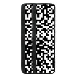 Black And White Pixel Pattern Print Refrigerator Handle Covers