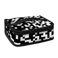 Black And White Pixel Pattern Print Small Lunch Bag