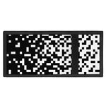 Black And White Pixel Pattern Print Trifold Wallet