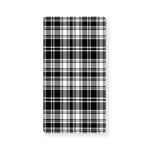 Black And White Plaid Pattern Print Baby Crib Sheet