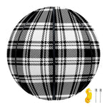 Black And White Plaid Pattern Print Basketball