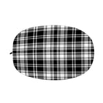 Black And White Plaid Pattern Print Car Side Mirror Covers