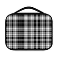 Black And White Plaid Pattern Print Classic Bible Case