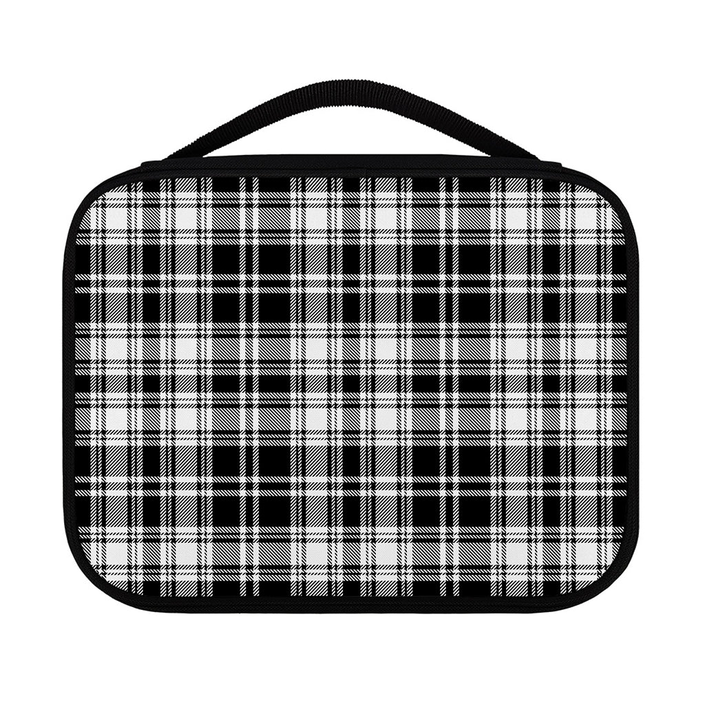 Black And White Plaid Pattern Print Classic Bible Case