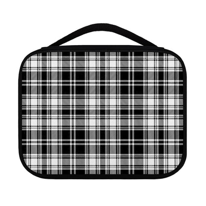 Black And White Plaid Pattern Print Classic Bible Case