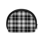 Black And White Plaid Pattern Print Coin Purse