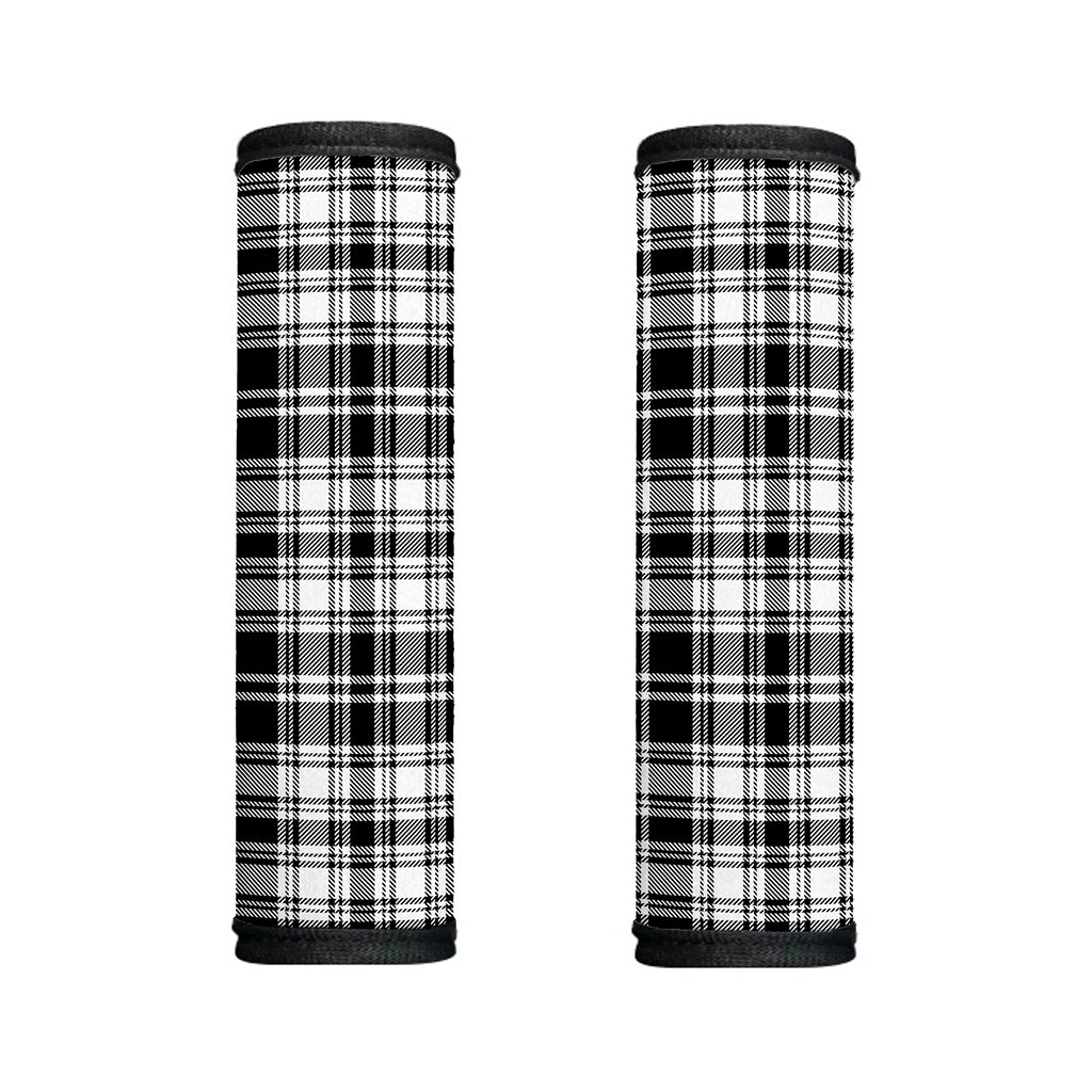 Black And White Plaid Pattern Print Handle Covers
