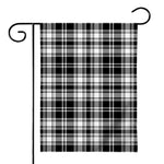 Black And White Plaid Pattern Print House Flag