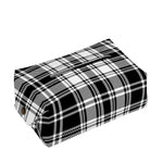 Black And White Plaid Pattern Print Rectangle Tissue Box Cover