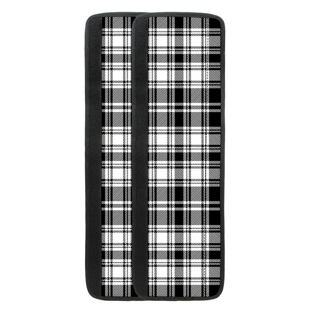 Black And White Plaid Pattern Print Refrigerator Handle Covers