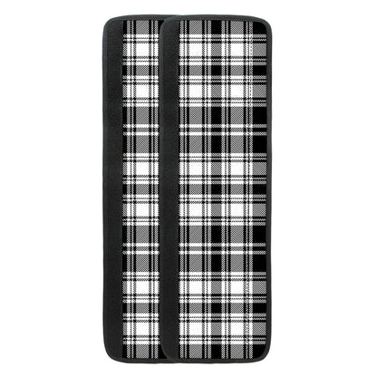 Black And White Plaid Pattern Print Refrigerator Handle Covers