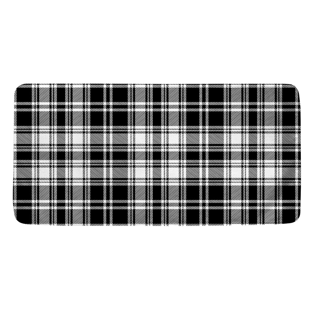 Black And White Plaid Pattern Print Towel