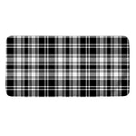 Black And White Plaid Pattern Print Towel