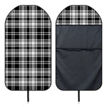 Black And White Plaid Pattern Print Waterproof Car Seat Cover