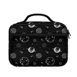 Black And White Planets Pattern Print Briefcase Bible Bag