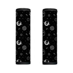 Black And White Planets Pattern Print Handle Covers