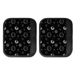 Black And White Planets Pattern Print Handle Covers