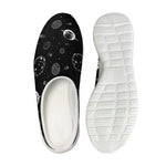 Black And White Planets Pattern Print Mesh Casual Shoes