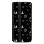 Black And White Planets Pattern Print Refrigerator Handle Covers
