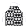 Black And White Playing Card Suits Print Adjustable Apron