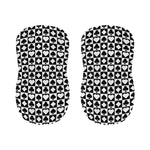 Black And White Playing Card Suits Print Bar Stool Covers
