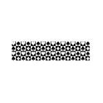 Black And White Playing Card Suits Print Bed Runner