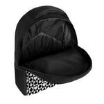 Black And White Playing Card Suits Print Casual Backpack