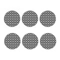 Black And White Playing Card Suits Print Coaster Set