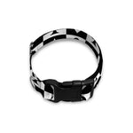 Black And White Playing Card Suits Print Dog Collar