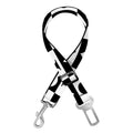Black And White Playing Card Suits Print Dog Seat Belt