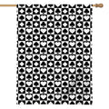 Black And White Playing Card Suits Print House Flag
