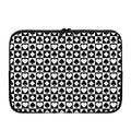 Black And White Playing Card Suits Print Laptop Sleeve