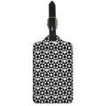 Black And White Playing Card Suits Print Luggage Tag