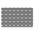 Black And White Playing Card Suits Print Polyester Doormat