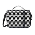 Black And White Playing Card Suits Print Shoulder Strap Bible Bag