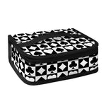 Black And White Playing Card Suits Print Small Lunch Bag